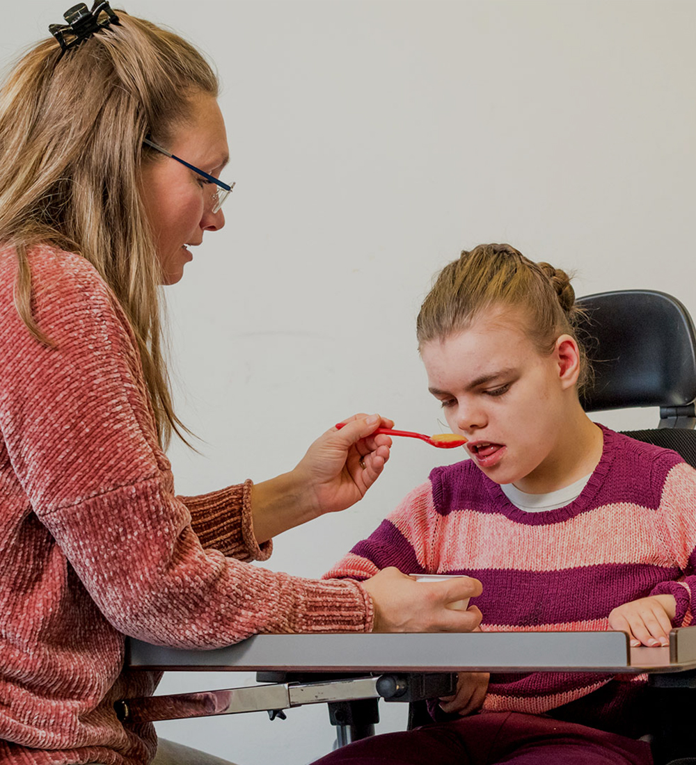 A support coordinator explaining an NDIS plan